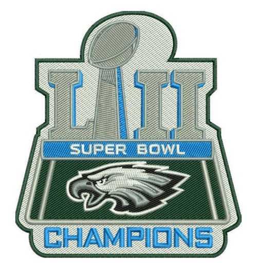 Men's Philadelphia Eagles Super Bowl LII 52 Champions Stitched Patch